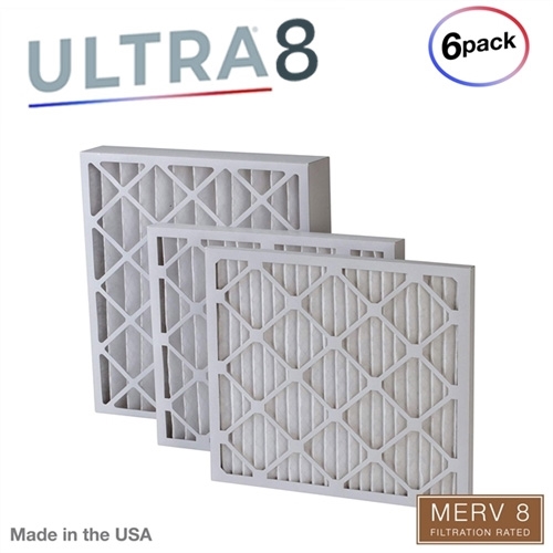 16x25x4 MERV 8 HVAC/Furnace pleated air filter 6 
